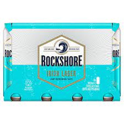 Rockshore Irish Lager Beer Cans, 8 x 500ml