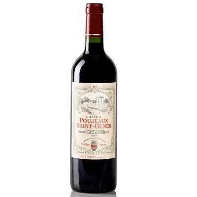 Château Poujeau Saint-Genès, Bordeaux Superior Red Wine, France, 750ml