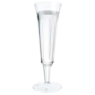 Plastic Champagne Flutes, 6pk