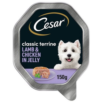 Cesar Lamb & Chicken in Jelly Dog Food, 150g