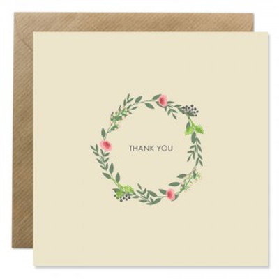 Bold Bunny Thank You Card