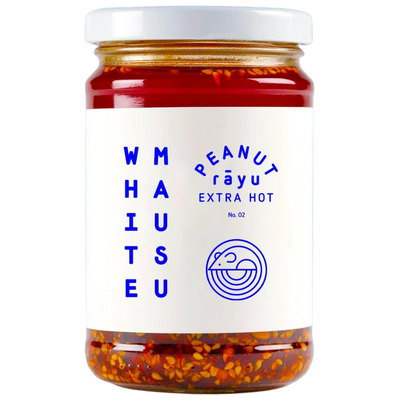 White Mausu Peanut Rayu Chilli Oil Extra Hot, 240g