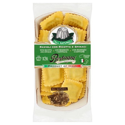 Bertagni Ricotta & Spinach Ravioli, 250g
