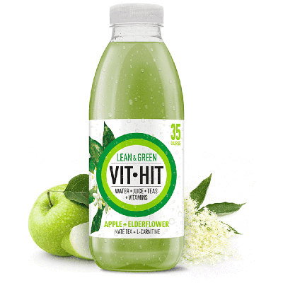 Vit Hit Lean & Green Apple + Elderflower, 500ml