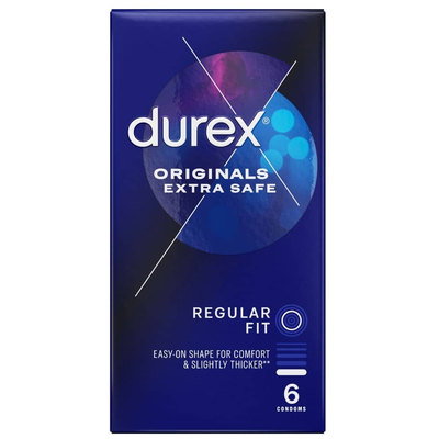 Durex Extra Safe Condoms, 6pk