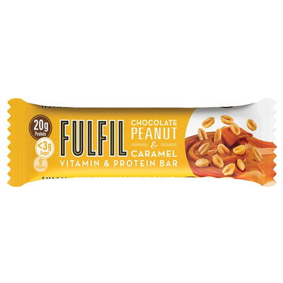 Fulfil Chocolate Peanut & Caramel Flavour Protein Bar, 55g