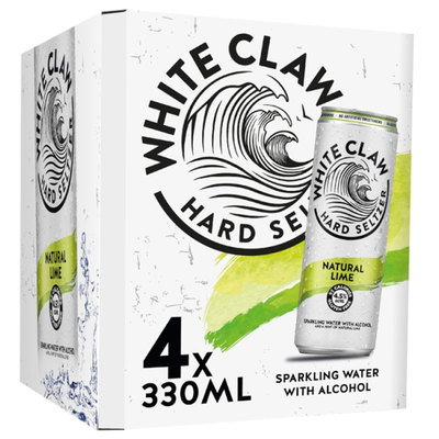 White Claw Lime, 4 x 330ml