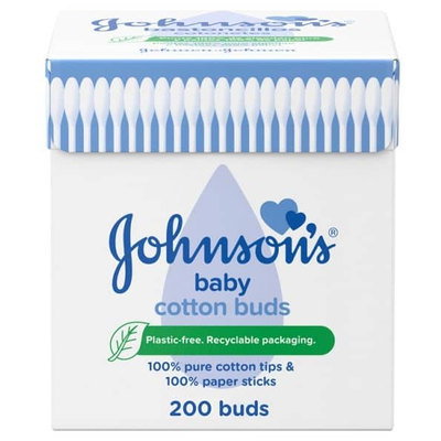 Johnson's Baby Cotton Buds, 200 Piece
