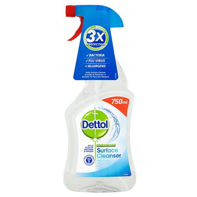 Dettol Anti-Bacterial Surface Cleanser Spray, 750ml
