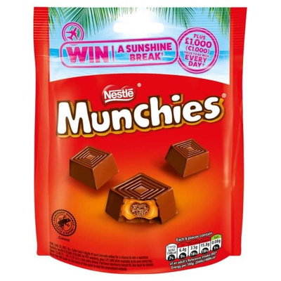 Nestle Munchies Caramel Chocolate Pouch, 103g