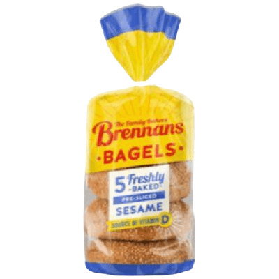 Brennans Sesame Bagels, 5pk