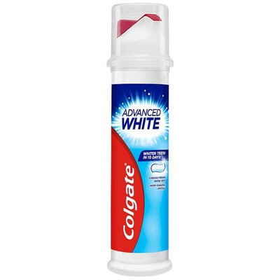 Colgate Advanced Whitening Toothpaste Pump, 100ml