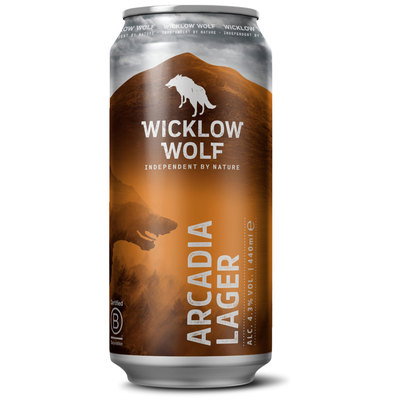 Wicklow Wolf ARCADIA Gluten Free Lager (4.2%), 440ml