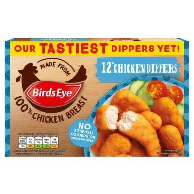 Birds Eye Crispy Chicken Dippers 12 Pack, 220g