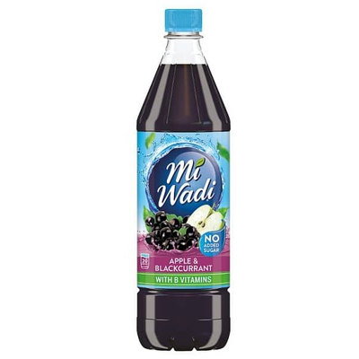Mi Wadi Blackcurrant (no added sugar) Squash, 1L