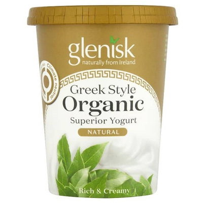Glenisk Organic Greek Natural Yoghurt, 500g
