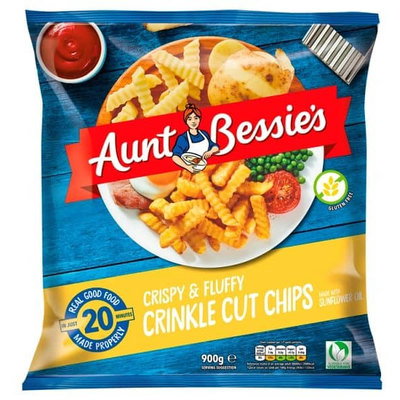 Aunt Bessie's Crinkle Cut Chips, 800g