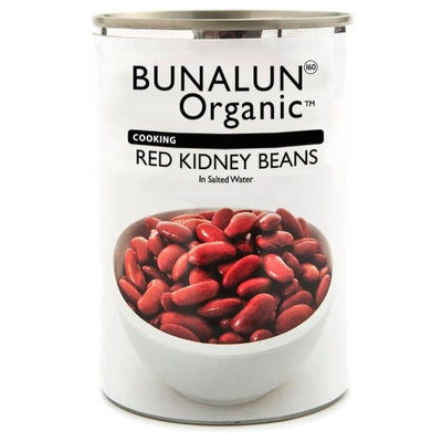 Bunalun Organic Red Kidney Beans, 400g