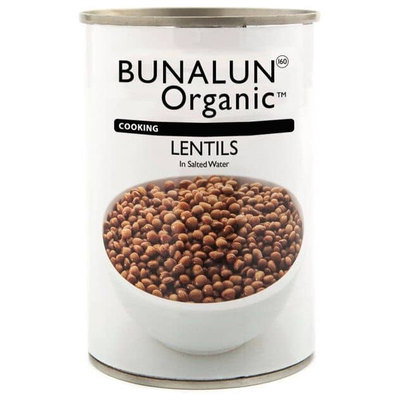 Bunalun Organic Lentils, 400g