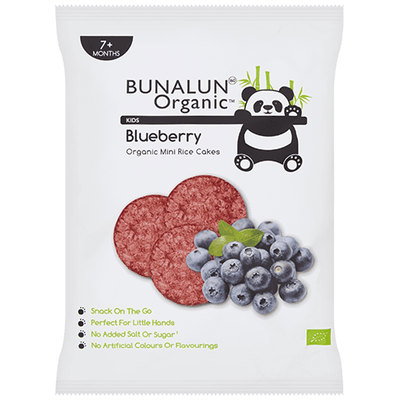 Bunalun Organic Kids Blueberry Rice Cakes