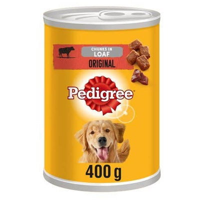 Pedigree Can Original In Loaf Dog Food, 400g