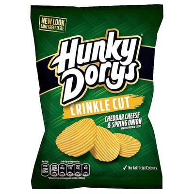 Hunky Dory Cheddar Cheese & Onion Crisps, 37g