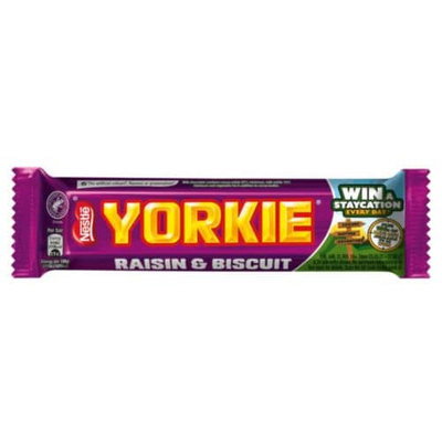 Yorkie Raisin & Biscuit Chocolate Bar, 44g