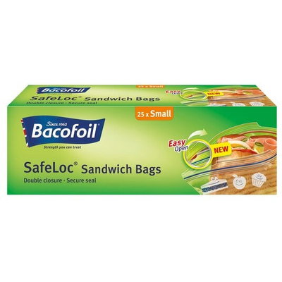 Bacofoil Sandwich Bags Small, 25pk
