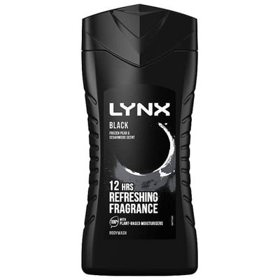 Lynx Black Shower Gel, 225ml