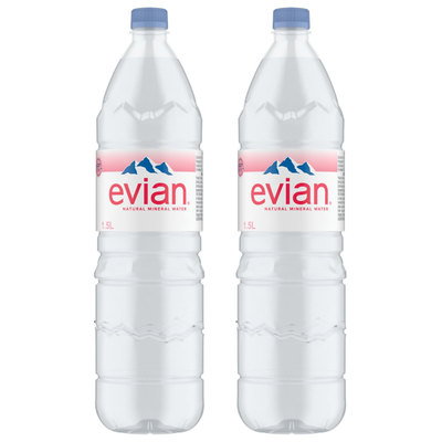 Evian Still Water, 2 x 1.5L