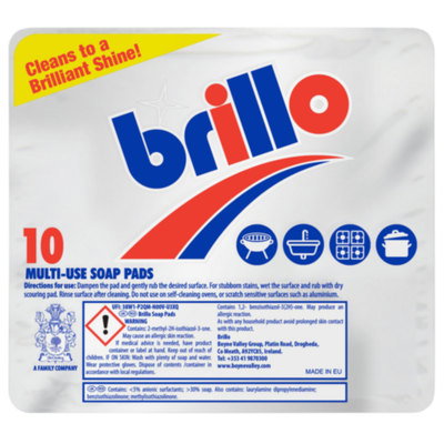 Brillo Soap Pads, 10pk