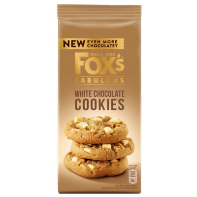 Fox's Fabulous White Chocolate Cookies, 180g