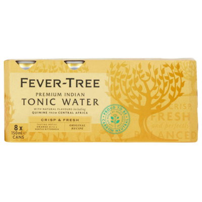 Fever Tree Indian Tonic Water, 150ml 8pk