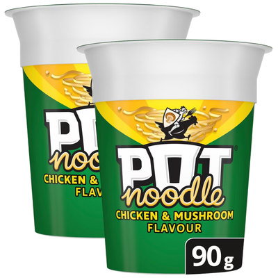 Pot Noodle Chicken & Mushroom, 2 x 90g
