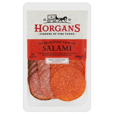 Horgans Selection Trio Salami Slices, 20pk, 100g