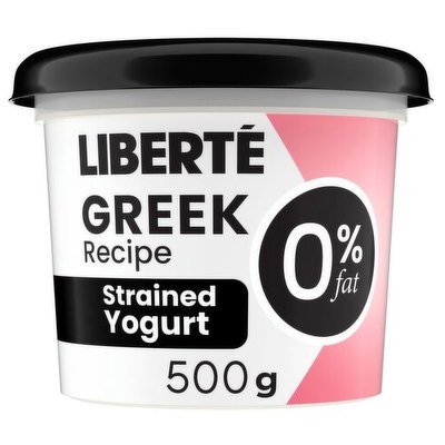 Liberte Plain Greek Yoghurt, 0% Fat, 500g