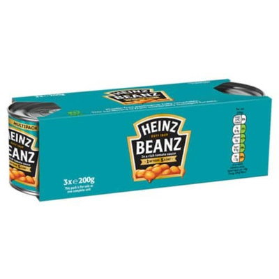Heinz Beanz in Tomato Sauce, 3pk 200g