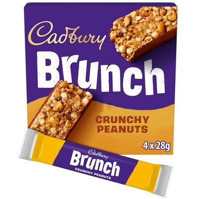 Cadbury Brunch Bar Peanut, 4PK