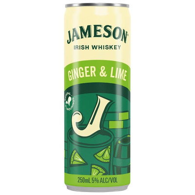 Jameson Ginger & Lime Can, 250ml