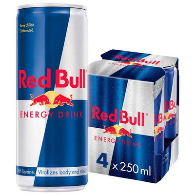 Red Bull Energy Drink, 4 x 250ml