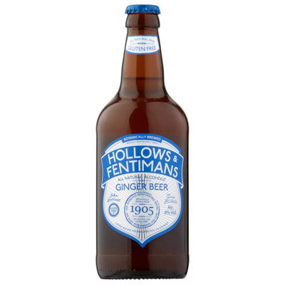 Hollows & Fentimans Ginger Beer, 500ml