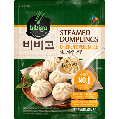 Bibigo Chicken & Steamed Veg Dumplings, 560g
