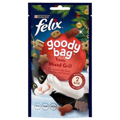 Felix Goody Bag Cat Treats Mixed Grill, 60g