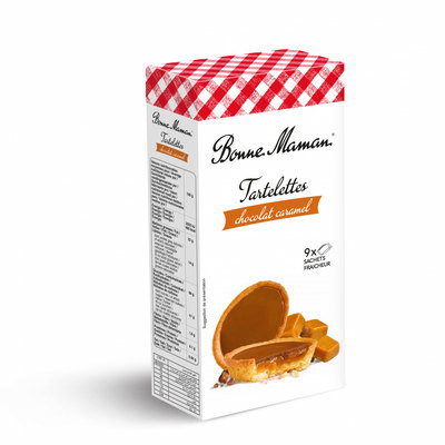 Bonne Maman Chocolate Caramel Tartlets, 135g