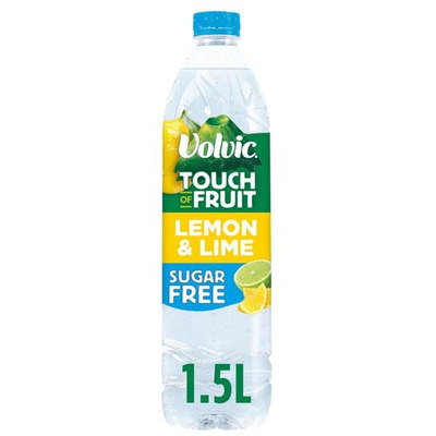 Volvic Touch of Fruit Lemon & Lime Sugar Free Flavoured Water, 1.5L