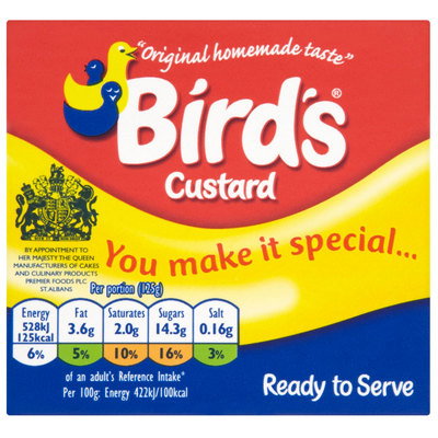 Bird's Ready to Serve Custard, 500g
